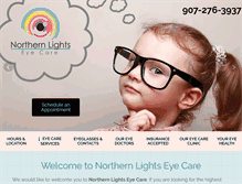 Tablet Screenshot of northernlightseyecare.com